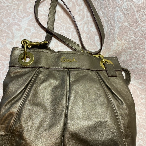 Coach Ashley Pewter Shoulder/Crossbody Bag - Picture 10 of 12